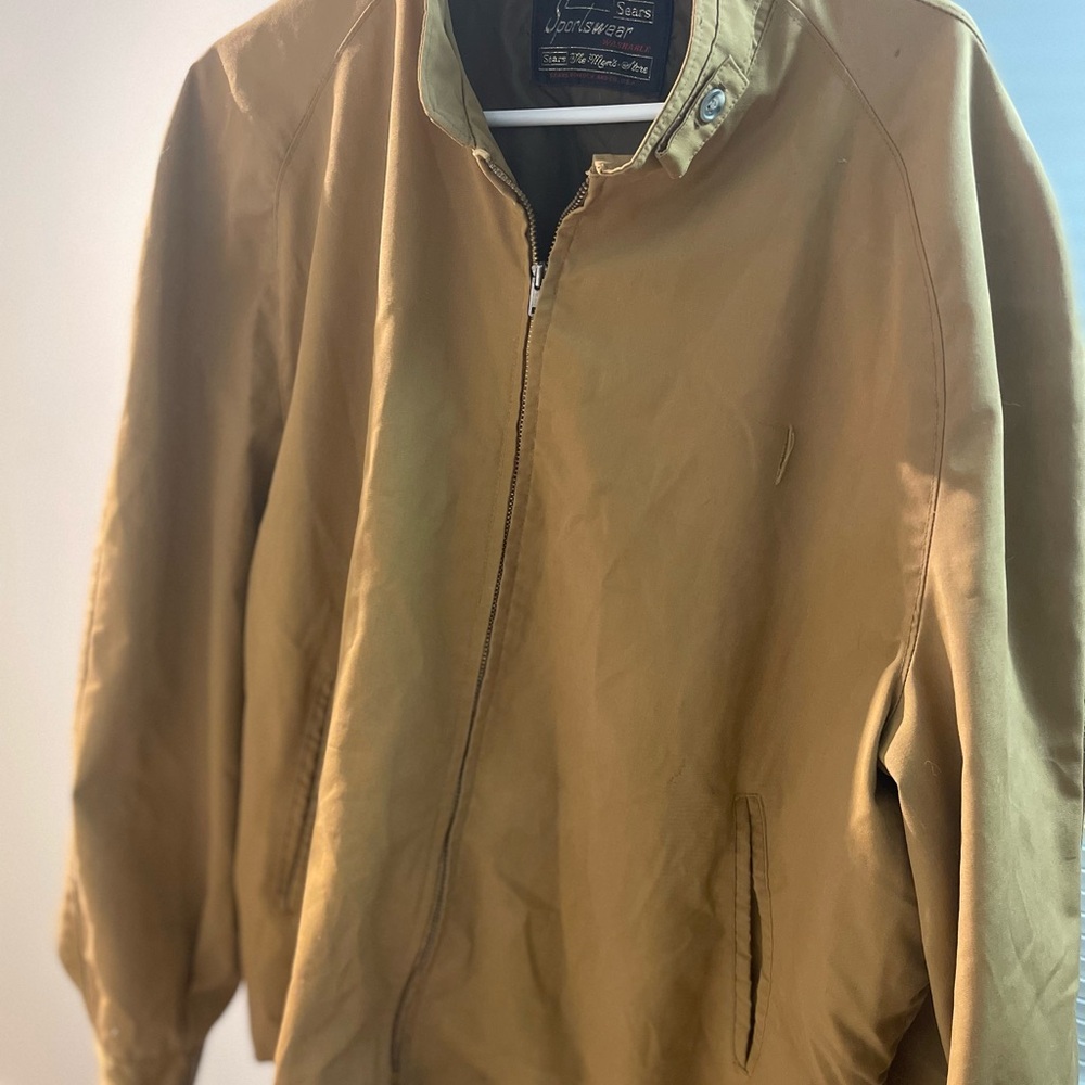 Men's Sears Sportswear Tan Jacket